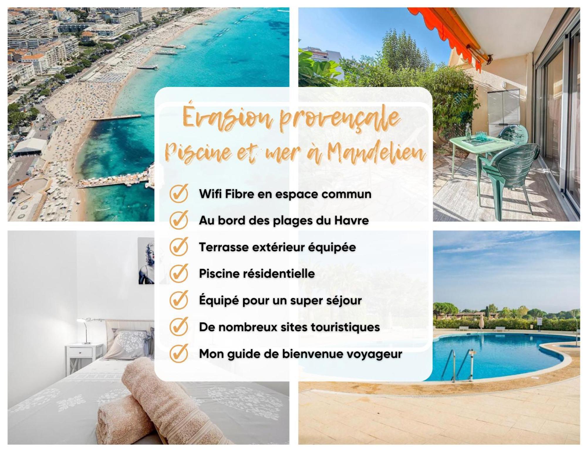 Evasion Provencale - Piscine Et Mer A Mandelieu Exterior photo